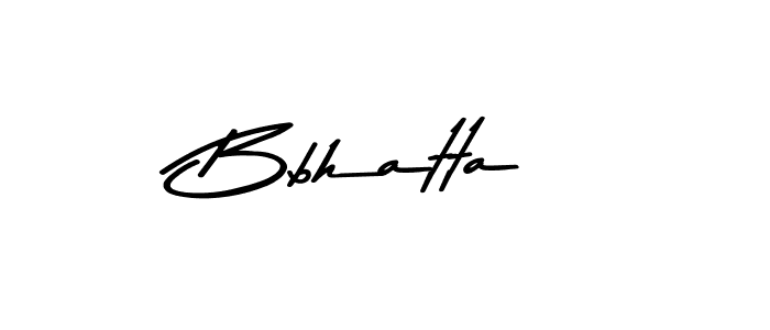 Also we have Bbhatta name is the best signature style. Create professional handwritten signature collection using Asem Kandis PERSONAL USE autograph style. Bbhatta signature style 9 images and pictures png