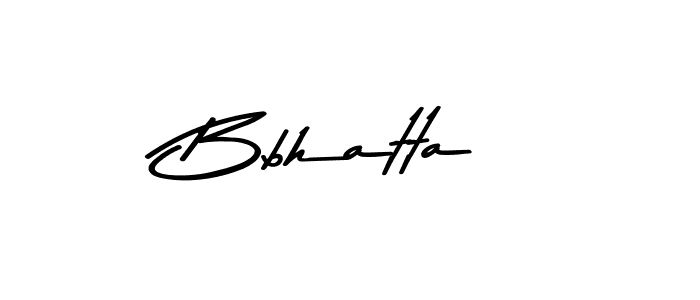 Similarly Asem Kandis PERSONAL USE is the best handwritten signature design. Signature creator online .You can use it as an online autograph creator for name Bbhatta. Bbhatta signature style 9 images and pictures png