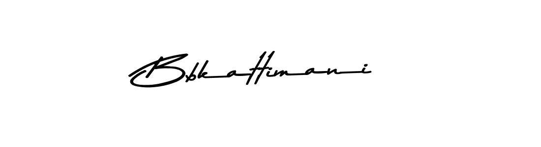 How to make Bbkattimani signature? Asem Kandis PERSONAL USE is a professional autograph style. Create handwritten signature for Bbkattimani name. Bbkattimani signature style 9 images and pictures png