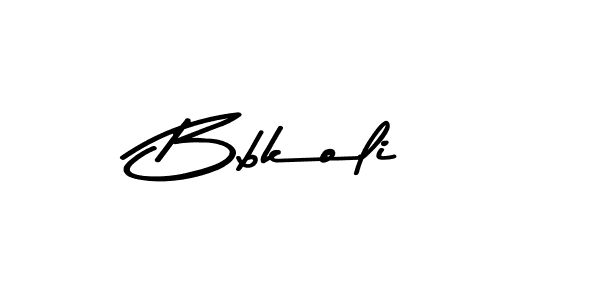 Design your own signature with our free online signature maker. With this signature software, you can create a handwritten (Asem Kandis PERSONAL USE) signature for name Bbkoli. Bbkoli signature style 9 images and pictures png