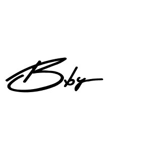 Use a signature maker to create a handwritten signature online. With this signature software, you can design (Asem Kandis PERSONAL USE) your own signature for name Bby. Bby signature style 9 images and pictures png