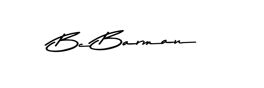 Design your own signature with our free online signature maker. With this signature software, you can create a handwritten (Asem Kandis PERSONAL USE) signature for name Bc Barman. Bc Barman signature style 9 images and pictures png
