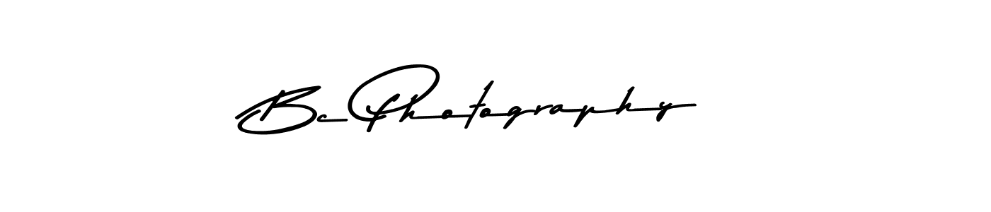 Make a beautiful signature design for name Bc Photography. With this signature (Asem Kandis PERSONAL USE) style, you can create a handwritten signature for free. Bc Photography signature style 9 images and pictures png