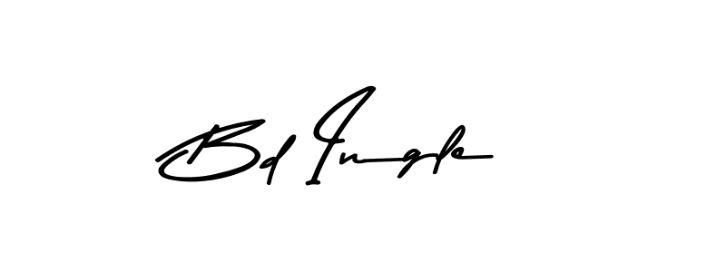 How to make Bd Ingle signature? Asem Kandis PERSONAL USE is a professional autograph style. Create handwritten signature for Bd Ingle name. Bd Ingle signature style 9 images and pictures png