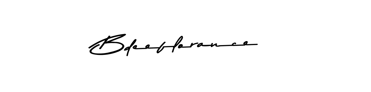 Make a beautiful signature design for name Bdeeflorance. With this signature (Asem Kandis PERSONAL USE) style, you can create a handwritten signature for free. Bdeeflorance signature style 9 images and pictures png