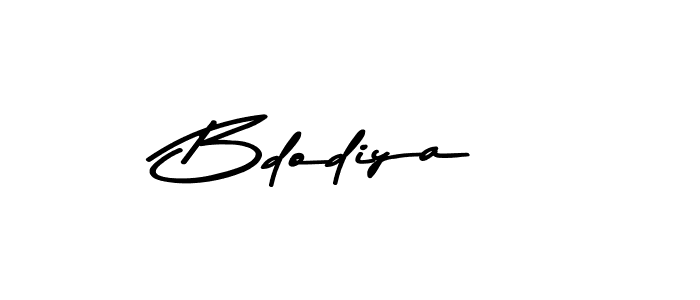Create a beautiful signature design for name Bdodiya. With this signature (Asem Kandis PERSONAL USE) fonts, you can make a handwritten signature for free. Bdodiya signature style 9 images and pictures png