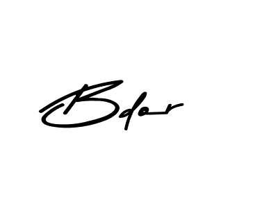 Design your own signature with our free online signature maker. With this signature software, you can create a handwritten (Asem Kandis PERSONAL USE) signature for name Bdor. Bdor signature style 9 images and pictures png