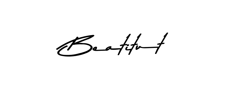 It looks lik you need a new signature style for name Beatitut. Design unique handwritten (Asem Kandis PERSONAL USE) signature with our free signature maker in just a few clicks. Beatitut signature style 9 images and pictures png