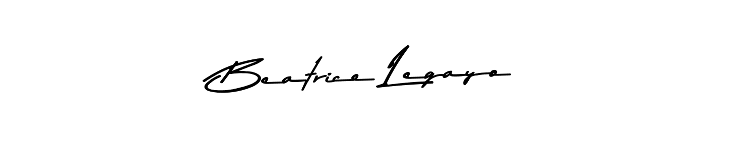 How to make Beatrice Legayo name signature. Use Asem Kandis PERSONAL USE style for creating short signs online. This is the latest handwritten sign. Beatrice Legayo signature style 9 images and pictures png