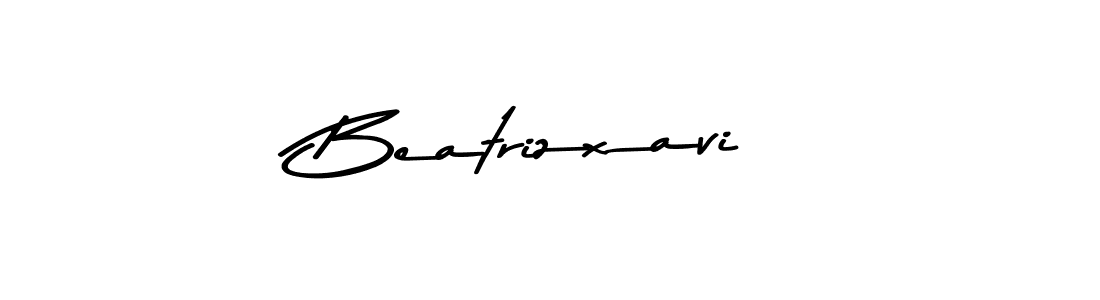 Create a beautiful signature design for name Beatrizxavi. With this signature (Asem Kandis PERSONAL USE) fonts, you can make a handwritten signature for free. Beatrizxavi signature style 9 images and pictures png