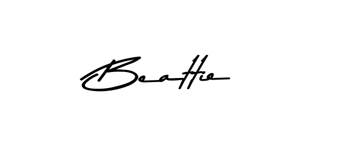 Create a beautiful signature design for name Beattie. With this signature (Asem Kandis PERSONAL USE) fonts, you can make a handwritten signature for free. Beattie signature style 9 images and pictures png
