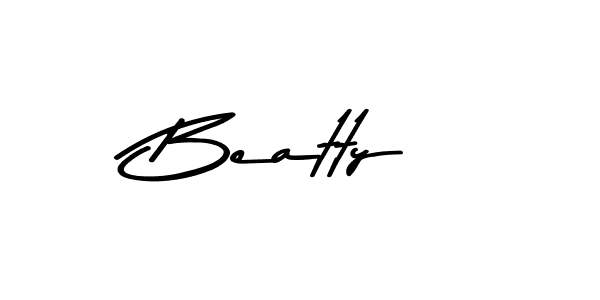 Beatty stylish signature style. Best Handwritten Sign (Asem Kandis PERSONAL USE) for my name. Handwritten Signature Collection Ideas for my name Beatty. Beatty signature style 9 images and pictures png