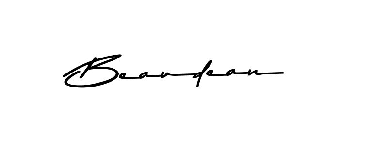 How to make Beaudean name signature. Use Asem Kandis PERSONAL USE style for creating short signs online. This is the latest handwritten sign. Beaudean signature style 9 images and pictures png