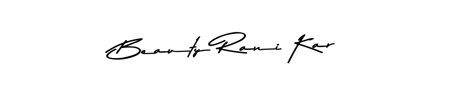 You should practise on your own different ways (Asem Kandis PERSONAL USE) to write your name (Beauty Rani Kar) in signature. don't let someone else do it for you. Beauty Rani Kar signature style 9 images and pictures png