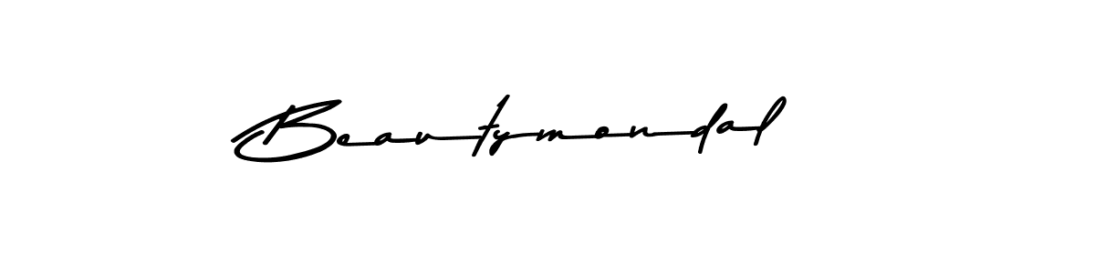 Beautymondal stylish signature style. Best Handwritten Sign (Asem Kandis PERSONAL USE) for my name. Handwritten Signature Collection Ideas for my name Beautymondal. Beautymondal signature style 9 images and pictures png