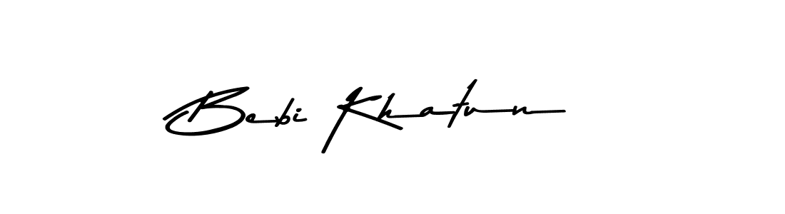 Asem Kandis PERSONAL USE is a professional signature style that is perfect for those who want to add a touch of class to their signature. It is also a great choice for those who want to make their signature more unique. Get Bebi Khatun name to fancy signature for free. Bebi Khatun signature style 9 images and pictures png