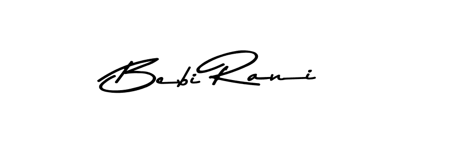 How to make Bebi Rani signature? Asem Kandis PERSONAL USE is a professional autograph style. Create handwritten signature for Bebi Rani name. Bebi Rani signature style 9 images and pictures png