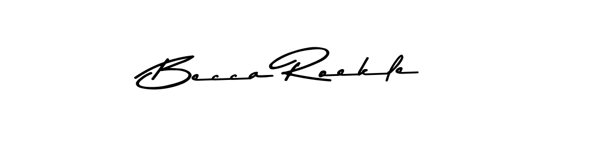 Asem Kandis PERSONAL USE is a professional signature style that is perfect for those who want to add a touch of class to their signature. It is also a great choice for those who want to make their signature more unique. Get Becca Roekle name to fancy signature for free. Becca Roekle signature style 9 images and pictures png