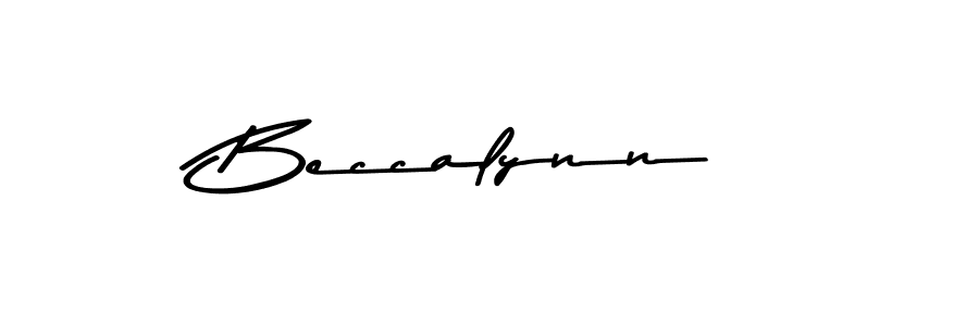 The best way (Asem Kandis PERSONAL USE) to make a short signature is to pick only two or three words in your name. The name Beccalynn include a total of six letters. For converting this name. Beccalynn signature style 9 images and pictures png