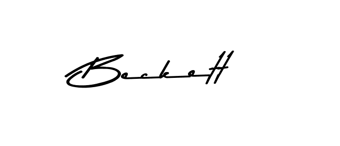 Also we have Beckett name is the best signature style. Create professional handwritten signature collection using Asem Kandis PERSONAL USE autograph style. Beckett signature style 9 images and pictures png