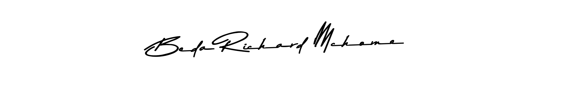 How to make Beda Richard Mchome signature? Asem Kandis PERSONAL USE is a professional autograph style. Create handwritten signature for Beda Richard Mchome name. Beda Richard Mchome signature style 9 images and pictures png