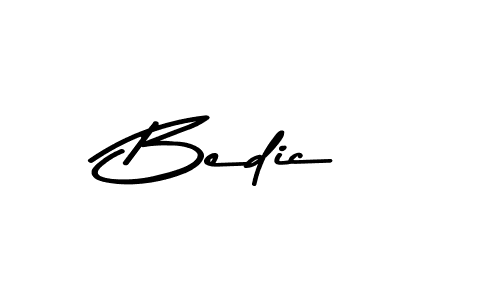 if you are searching for the best signature style for your name Bedic. so please give up your signature search. here we have designed multiple signature styles  using Asem Kandis PERSONAL USE. Bedic signature style 9 images and pictures png