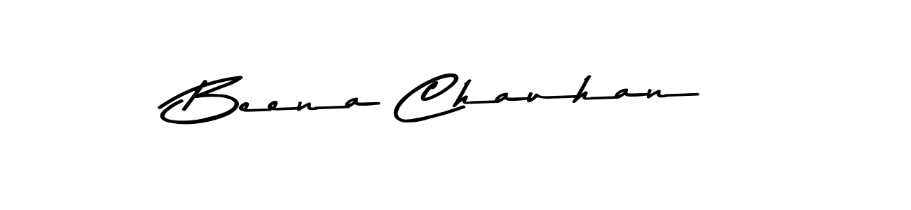 Design your own signature with our free online signature maker. With this signature software, you can create a handwritten (Asem Kandis PERSONAL USE) signature for name Beena Chauhan. Beena Chauhan signature style 9 images and pictures png