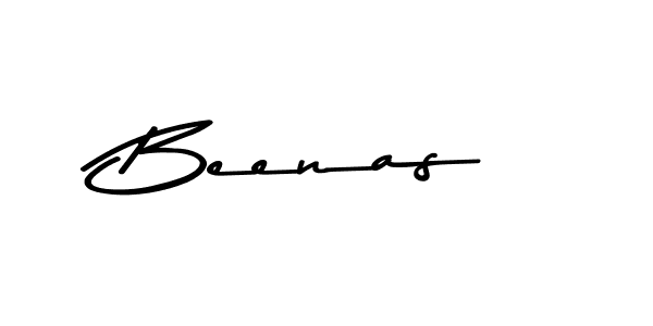 Beenas stylish signature style. Best Handwritten Sign (Asem Kandis PERSONAL USE) for my name. Handwritten Signature Collection Ideas for my name Beenas. Beenas signature style 9 images and pictures png