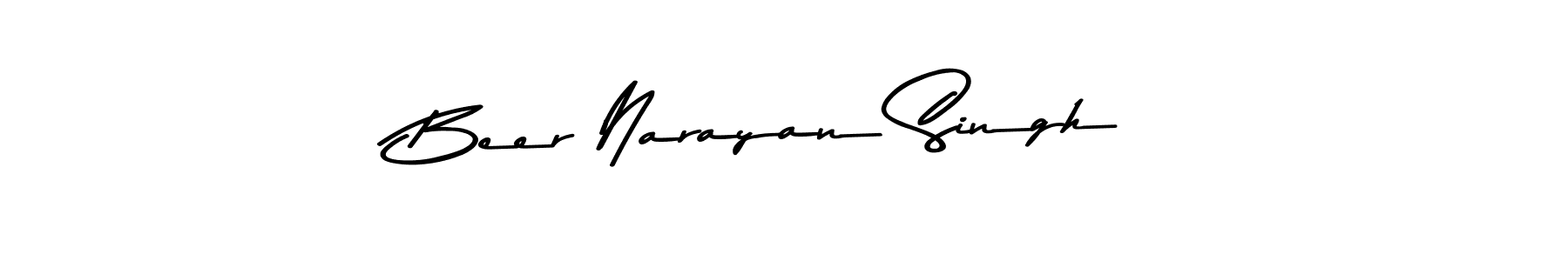 Design your own signature with our free online signature maker. With this signature software, you can create a handwritten (Asem Kandis PERSONAL USE) signature for name Beer Narayan Singh. Beer Narayan Singh signature style 9 images and pictures png