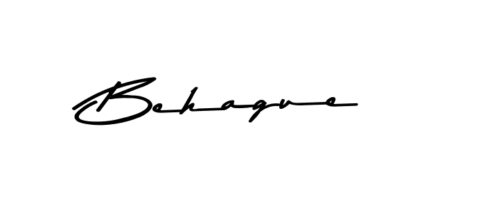 Make a beautiful signature design for name Behague. With this signature (Asem Kandis PERSONAL USE) style, you can create a handwritten signature for free. Behague signature style 9 images and pictures png