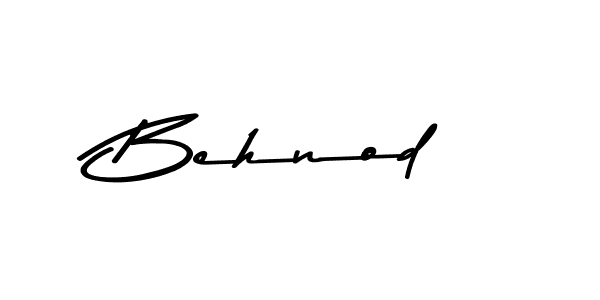 Behnod stylish signature style. Best Handwritten Sign (Asem Kandis PERSONAL USE) for my name. Handwritten Signature Collection Ideas for my name Behnod. Behnod signature style 9 images and pictures png
