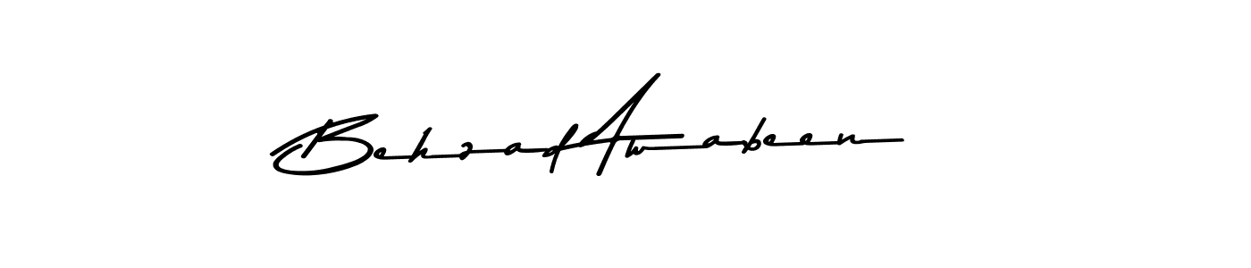 Make a beautiful signature design for name Behzad Awabeen. Use this online signature maker to create a handwritten signature for free. Behzad Awabeen signature style 9 images and pictures png