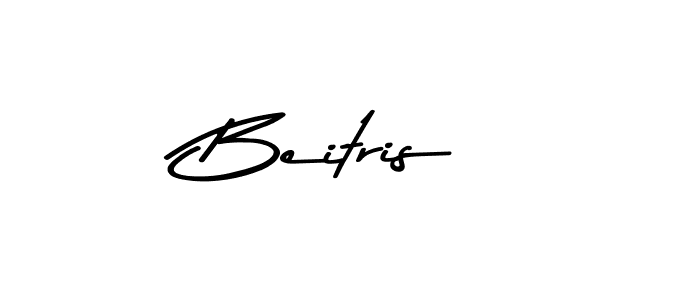 Create a beautiful signature design for name Beitris. With this signature (Asem Kandis PERSONAL USE) fonts, you can make a handwritten signature for free. Beitris signature style 9 images and pictures png