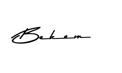 Bekem stylish signature style. Best Handwritten Sign (Asem Kandis PERSONAL USE) for my name. Handwritten Signature Collection Ideas for my name Bekem. Bekem signature style 9 images and pictures png