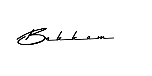 Bekkem stylish signature style. Best Handwritten Sign (Asem Kandis PERSONAL USE) for my name. Handwritten Signature Collection Ideas for my name Bekkem. Bekkem signature style 9 images and pictures png