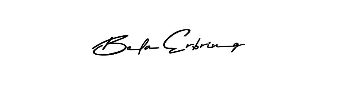 Use a signature maker to create a handwritten signature online. With this signature software, you can design (Asem Kandis PERSONAL USE) your own signature for name Bela Erbring. Bela Erbring signature style 9 images and pictures png