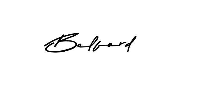 Make a beautiful signature design for name Belford. With this signature (Asem Kandis PERSONAL USE) style, you can create a handwritten signature for free. Belford signature style 9 images and pictures png