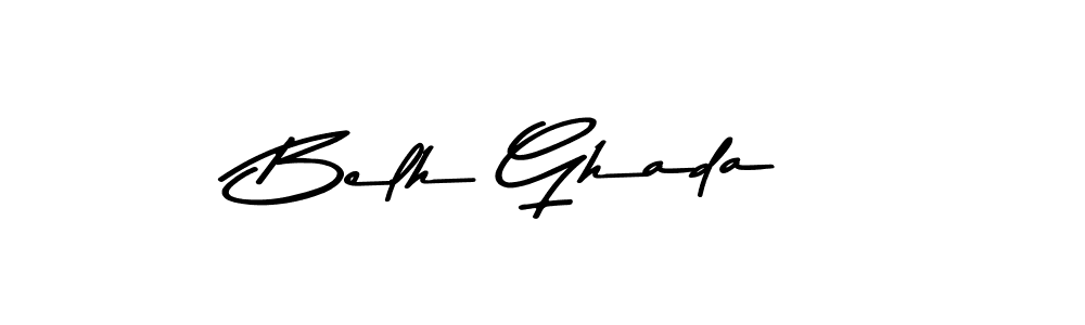 You should practise on your own different ways (Asem Kandis PERSONAL USE) to write your name (Belh Ghada) in signature. don't let someone else do it for you. Belh Ghada signature style 9 images and pictures png