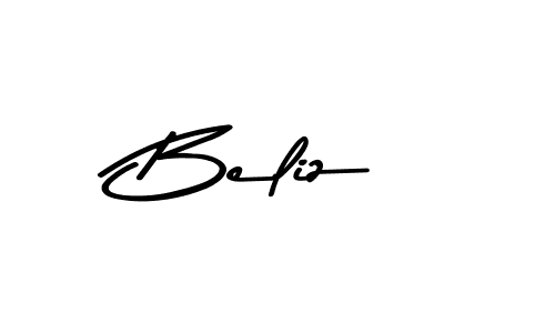 Make a beautiful signature design for name Beliz. With this signature (Asem Kandis PERSONAL USE) style, you can create a handwritten signature for free. Beliz signature style 9 images and pictures png