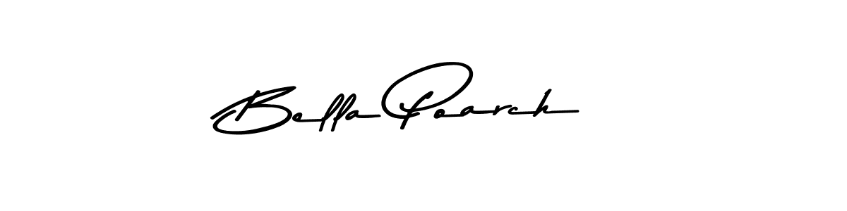 How to make Bella Poarch name signature. Use Asem Kandis PERSONAL USE style for creating short signs online. This is the latest handwritten sign. Bella Poarch signature style 9 images and pictures png