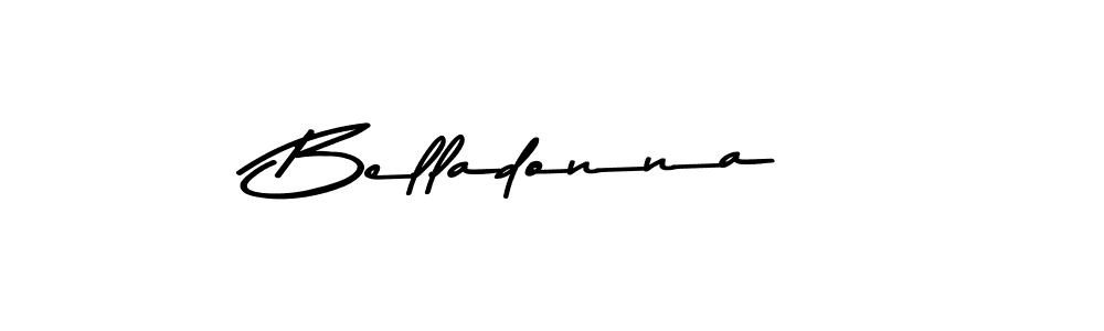 Use a signature maker to create a handwritten signature online. With this signature software, you can design (Asem Kandis PERSONAL USE) your own signature for name Belladonna. Belladonna signature style 9 images and pictures png