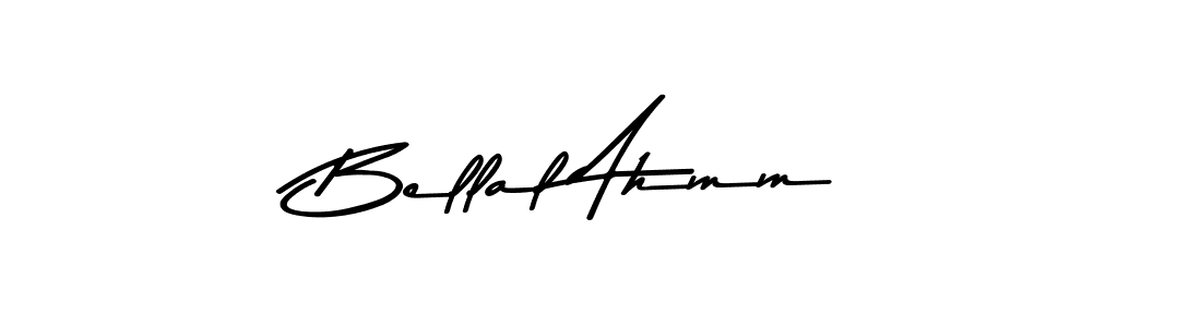 You should practise on your own different ways (Asem Kandis PERSONAL USE) to write your name (Bellal Ahmm) in signature. don't let someone else do it for you. Bellal Ahmm signature style 9 images and pictures png