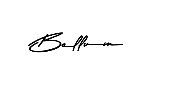 How to make Bellum signature? Asem Kandis PERSONAL USE is a professional autograph style. Create handwritten signature for Bellum name. Bellum signature style 9 images and pictures png