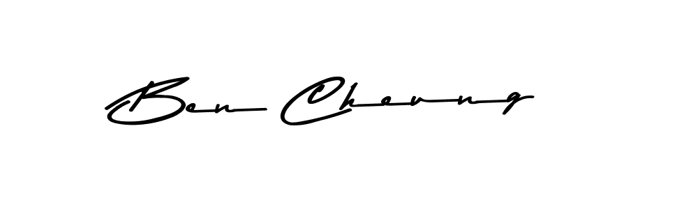 Design your own signature with our free online signature maker. With this signature software, you can create a handwritten (Asem Kandis PERSONAL USE) signature for name Ben Cheung. Ben Cheung signature style 9 images and pictures png