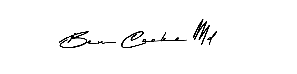 How to make Ben Cooke Md name signature. Use Asem Kandis PERSONAL USE style for creating short signs online. This is the latest handwritten sign. Ben Cooke Md signature style 9 images and pictures png