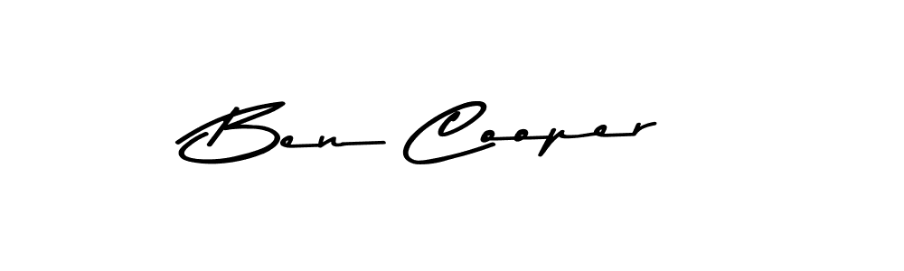 How to make Ben Cooper name signature. Use Asem Kandis PERSONAL USE style for creating short signs online. This is the latest handwritten sign. Ben Cooper signature style 9 images and pictures png