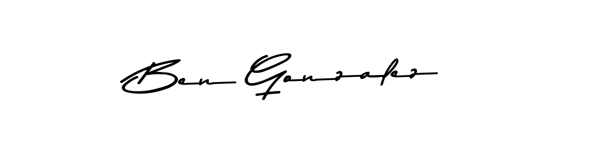 Make a beautiful signature design for name Ben Gonzalez. With this signature (Asem Kandis PERSONAL USE) style, you can create a handwritten signature for free. Ben Gonzalez signature style 9 images and pictures png