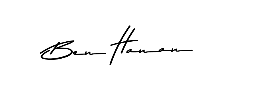 Ben Hanan stylish signature style. Best Handwritten Sign (Asem Kandis PERSONAL USE) for my name. Handwritten Signature Collection Ideas for my name Ben Hanan. Ben Hanan signature style 9 images and pictures png