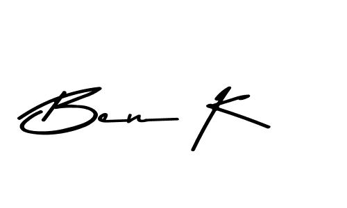 Asem Kandis PERSONAL USE is a professional signature style that is perfect for those who want to add a touch of class to their signature. It is also a great choice for those who want to make their signature more unique. Get Ben K name to fancy signature for free. Ben K signature style 9 images and pictures png