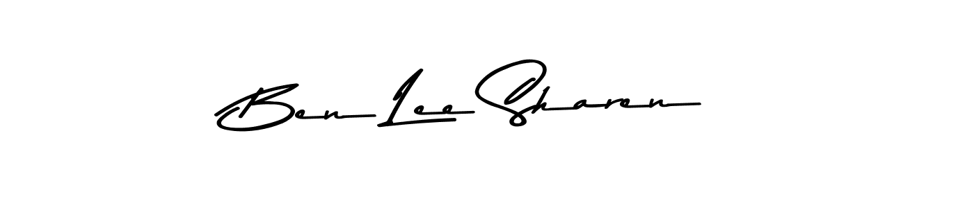 Asem Kandis PERSONAL USE is a professional signature style that is perfect for those who want to add a touch of class to their signature. It is also a great choice for those who want to make their signature more unique. Get Ben Lee Sharen name to fancy signature for free. Ben Lee Sharen signature style 9 images and pictures png